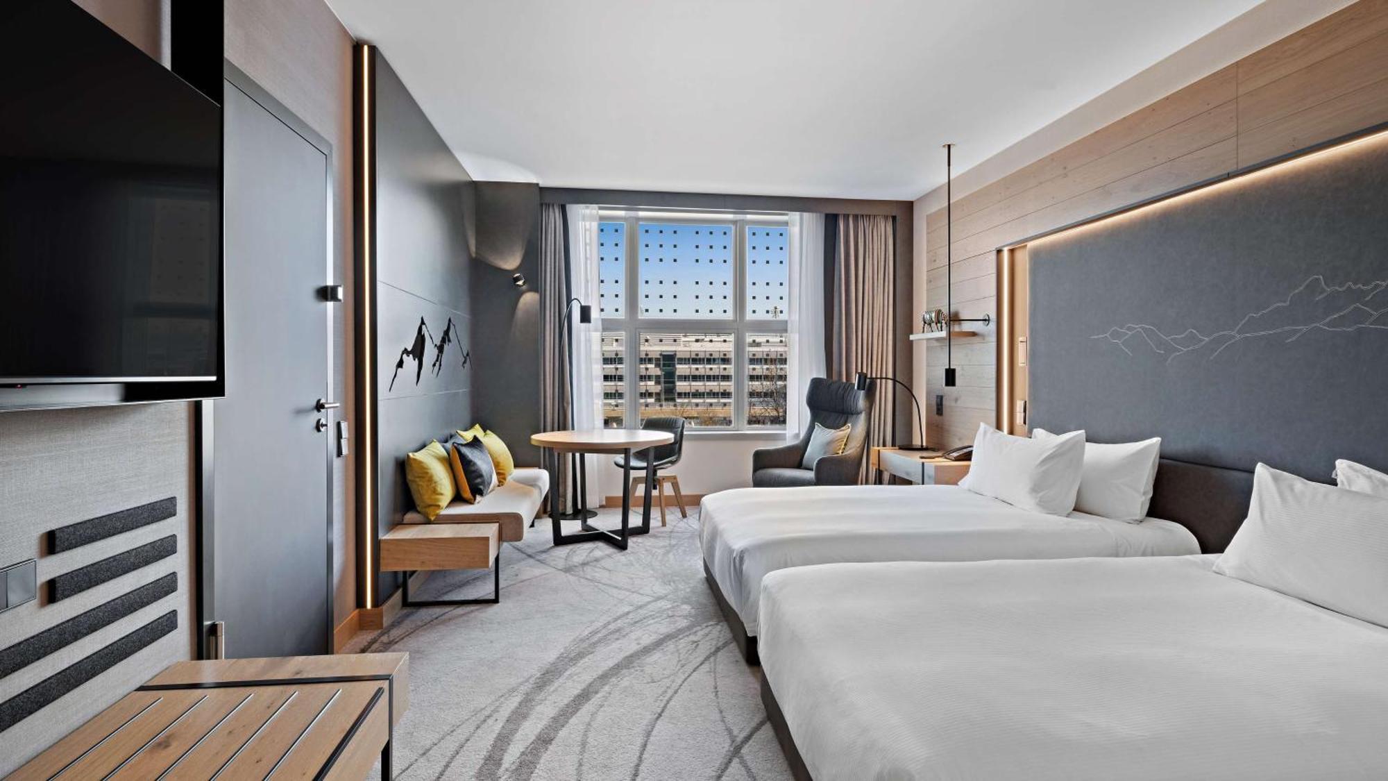 Hilton Munich Airport Otel Schwaig bei Nürnberg Dış mekan fotoğraf